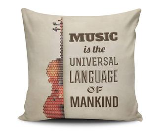 Декоративна възглавница Universal Music 45x45 см