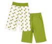 Set 2 perechi de pantaloni 3 sferturi Green Pea 6-9 luni