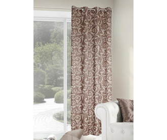Draperie Floral Taupe 140x250cm