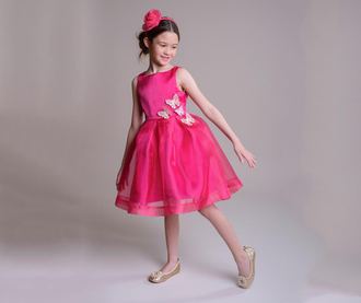 Rochita Organza Butterfly 8 ani