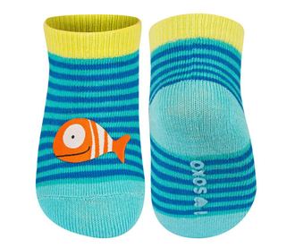 Sosete Fish Blue 0-12 luni