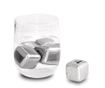 Set 2 cuburi pentru bauturi I Genietti, Drink, inox, 3x3x5 cm