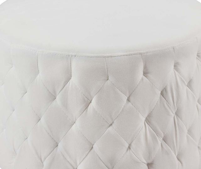 Taburet Capitone White