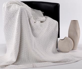 Patura Ottawa White 170x130 cm