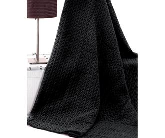 Patura Ottawa Black 170x130 cm