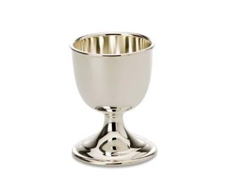 Suport pentru ou fiert Hermann Bauer, Elegance, aliaj de zinc placat cu argint, 5x5x5 cm