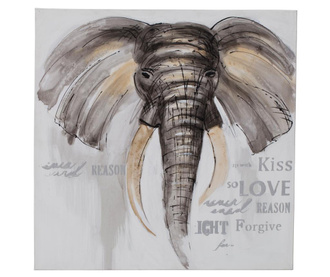 Slika Elephant Kiss 80x80 cm