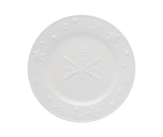 Snowflakes White Desszertes tányér