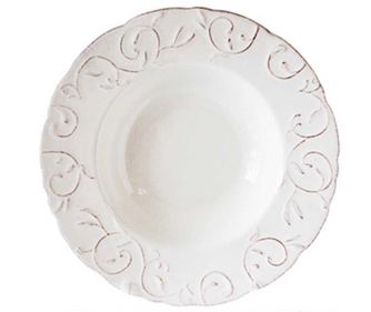 Globok krožnik Feston Cream