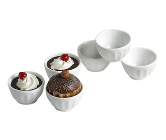 Set 6 zdjela za predjela Mini Cream White