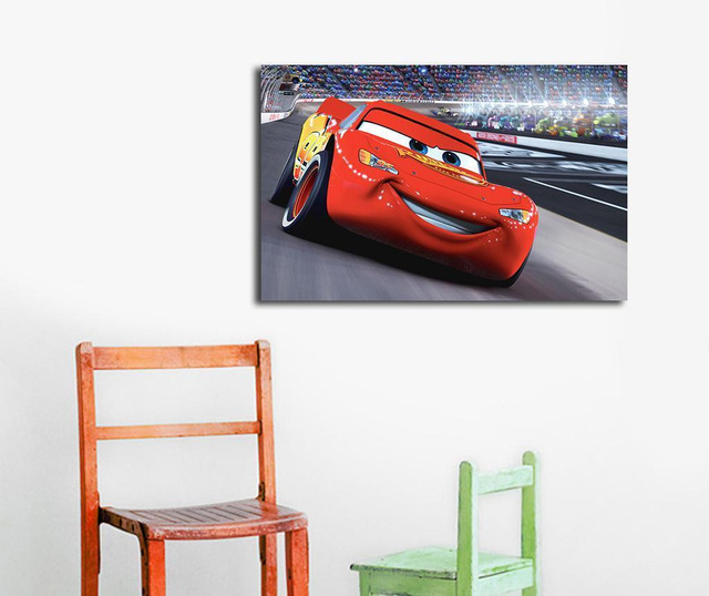 Slika Lightning McQueen 45x70 cm