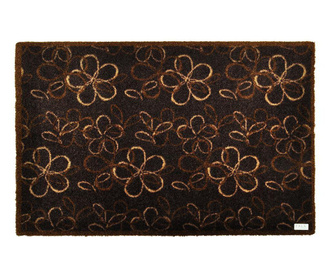 Flowers Brown Lábtörlő szőnyeg 50x70 cm