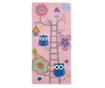 Preproga Owl on Ladder Pink 70x140 cm