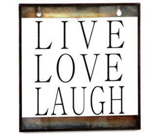 Stenska dekoracija Live Love Laugh