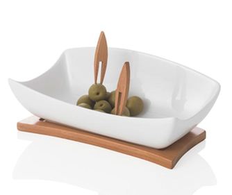 5 delni set za prigrizke Bamboo