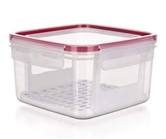 Škatla za hrano s sitom Airtight Red