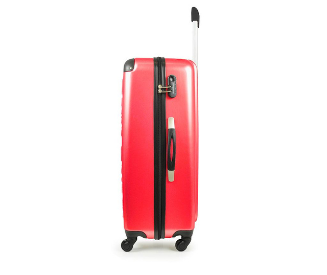 Turin Red 3 darab Gurulós Bőrönd