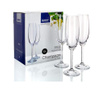 Set 6 pahare pentru sampanie Banquet Crystal, Degustation Crystal Banquet, sticla, 220 ml