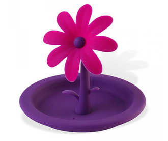 Силиконов капак Livio Flower Fuchsia-Violet