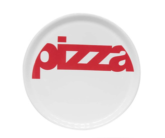 Red Word Pizzatál