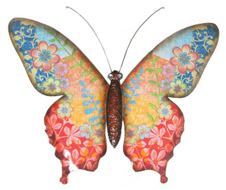Zidni ukras Flowery Butterfly