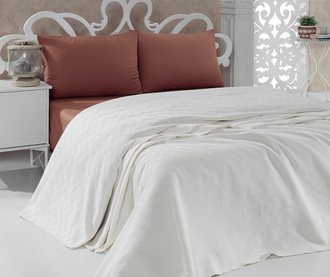 Panthea Cream Pique ágytakaró 200x240 cm