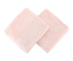 Set 2 prosoape de baie Soft Kiss, Floral Pink, bumbac, 50x90 cm, roz