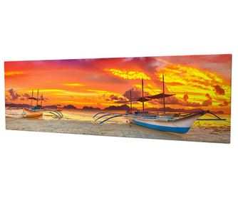 Slika Sky with Fire 30x80 cm