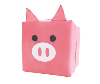 Cutie pentru depozitare jucarii Jocca, Pig, polipropilena, 22x19x19 cm