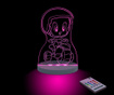 Lampa de veghe Funlights, Tweety Moto, metacrilat, 18x6x25 cm