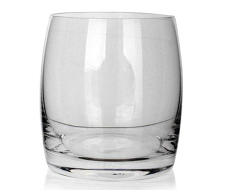 Set 6 pahare pentru whisky Banquet Crystal, Leona, sticla, 280 ml