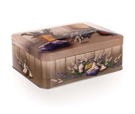 Krabica s vrchnákom Rustic and Lavender