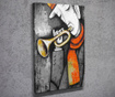 Tablou Majestic, He & Trumpet, panza imprimata, 30x40 cm