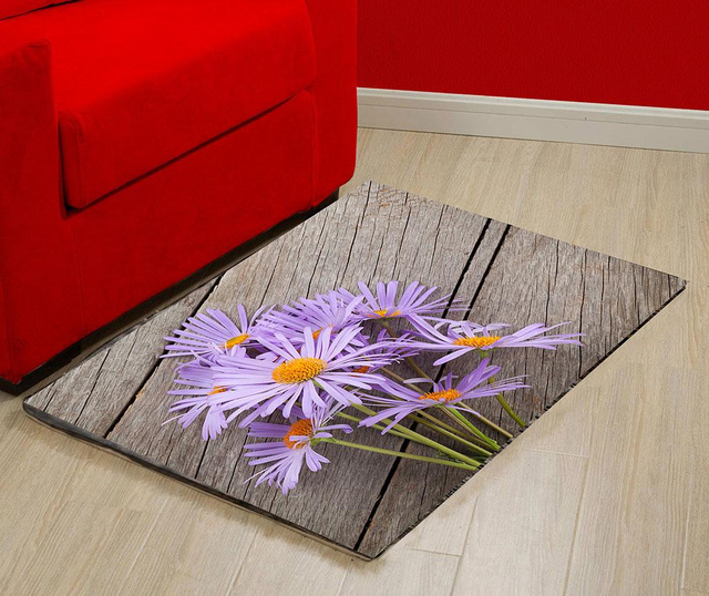 Purple Daisy Szőnyeg 52x75 cm