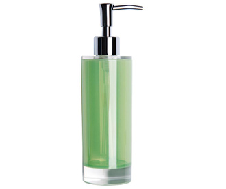 Диспенсър за течен сапун Excelsa, Linea Green, пластмаса, зелен