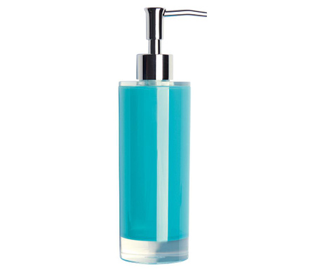 Dispenser sapun lichid Excelsa, Linea Light Blue, plastic, albastru deschis