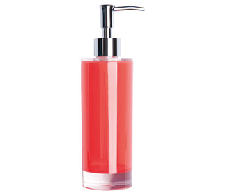 Диспенсър за течен сапун Excelsa, Linea Red, пластмаса, 300 ml, червен