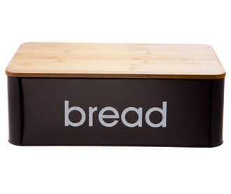 Kutija za kruh sa poklopcem Black