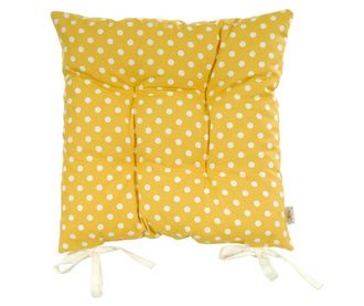 Jastuk za sjedalo Polka Dots Yellow 41x41 cm
