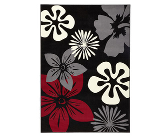 Preproga Flowers Black 80x150 cm