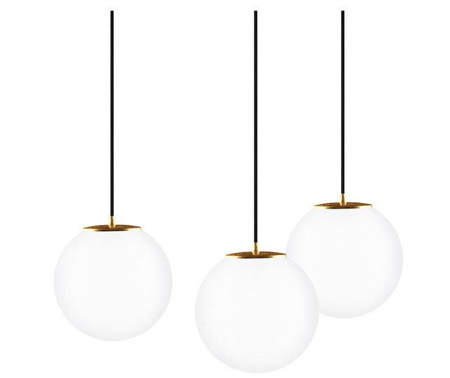 Luster visilica Tsuki Triple Matte Gold