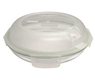 Μπολ με ερμητικό καπάκι Air Round Raise Green