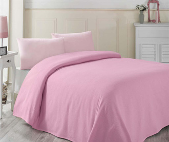 Cozy Pink Pique Ágytakaró 200x230 cm