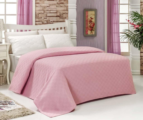 Κουβέρτα Pique Home Pink 200x240 cm