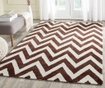 Tepih Stella Dark Brown Ivory 91x152 cm