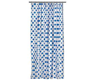 Завеса за баня Dots Blue 180x180 см
