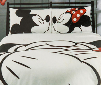 Posteljnina Double Mickey & Minnie Adore