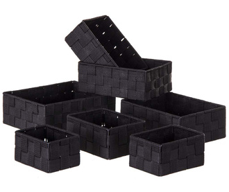 Set 7 košar Storage Black