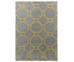 Preproga Hong Kong Hexagon Grey Yellow 120x170 cm