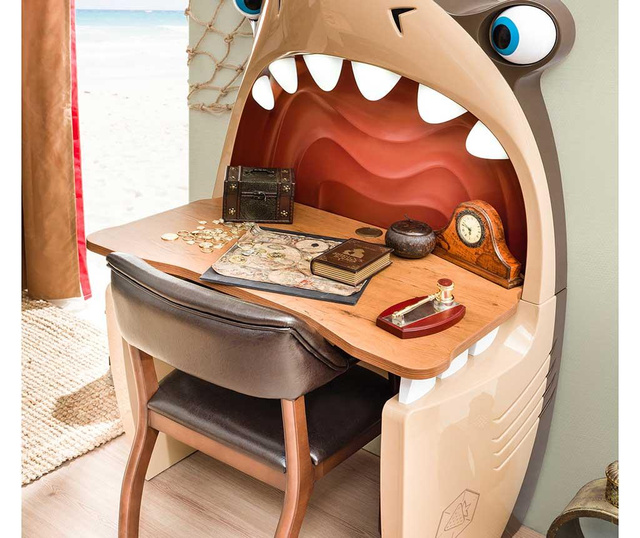 Black Pirate Shark Gyerek íróasztal